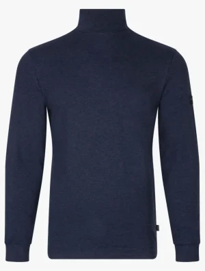 Fashion Cavallaro Napoli Baliani Roll Neck Donkerblauw