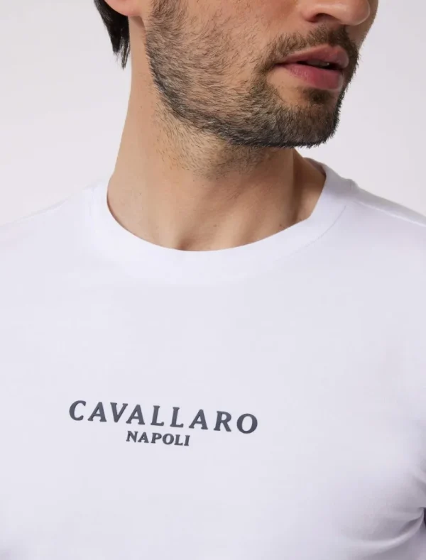 Hot Cavallaro Napoli Bari T-Shirt Wit