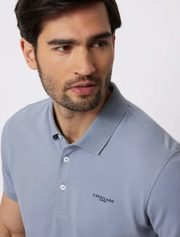 Online Cavallaro Napoli Basic Polo Blauw