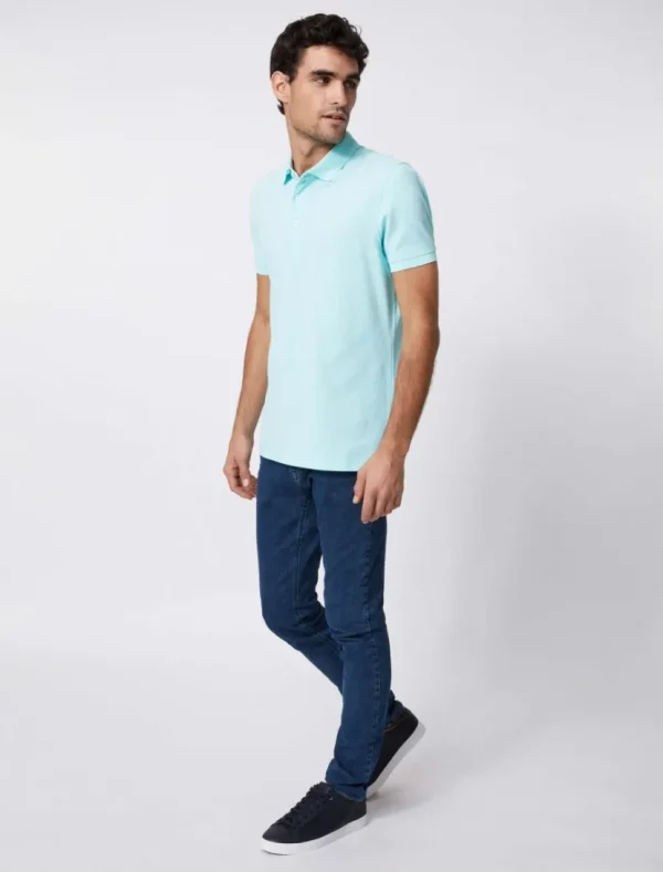 Best Sale Cavallaro Napoli Basic Polo Blauw