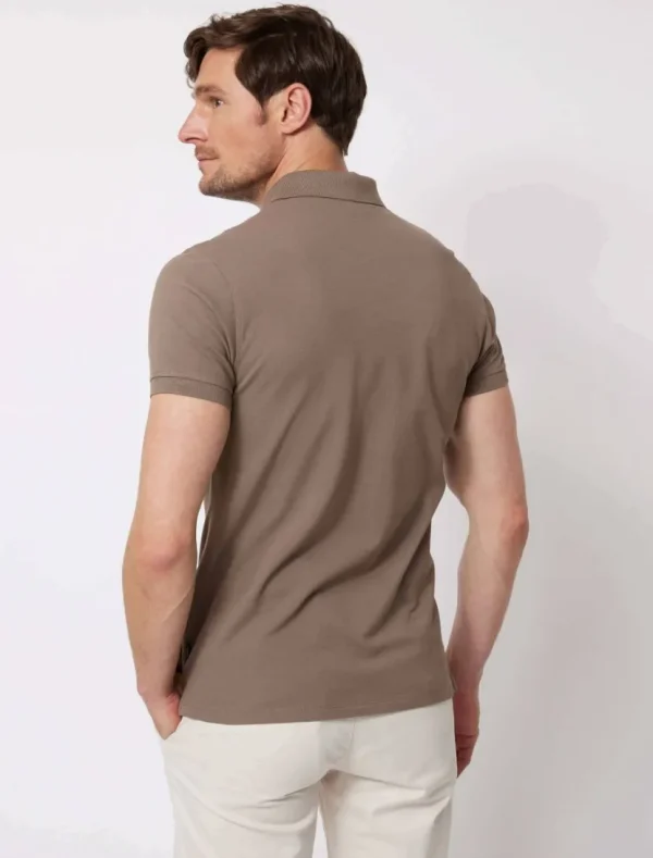 Discount Cavallaro Napoli Basic Polo Bruin