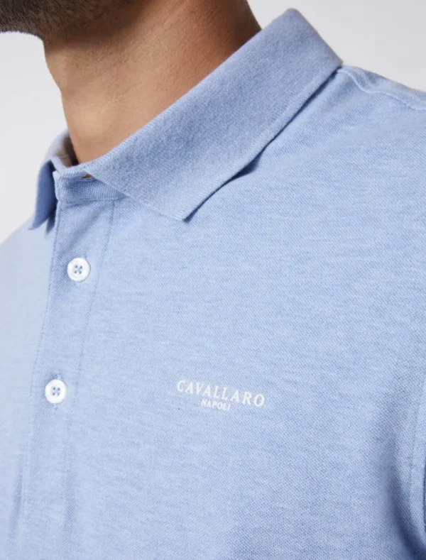 Cheap Cavallaro Napoli Basic Polo Blauw