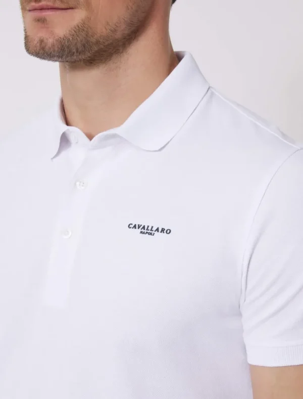 Hot Cavallaro Napoli Basic Polo Wit