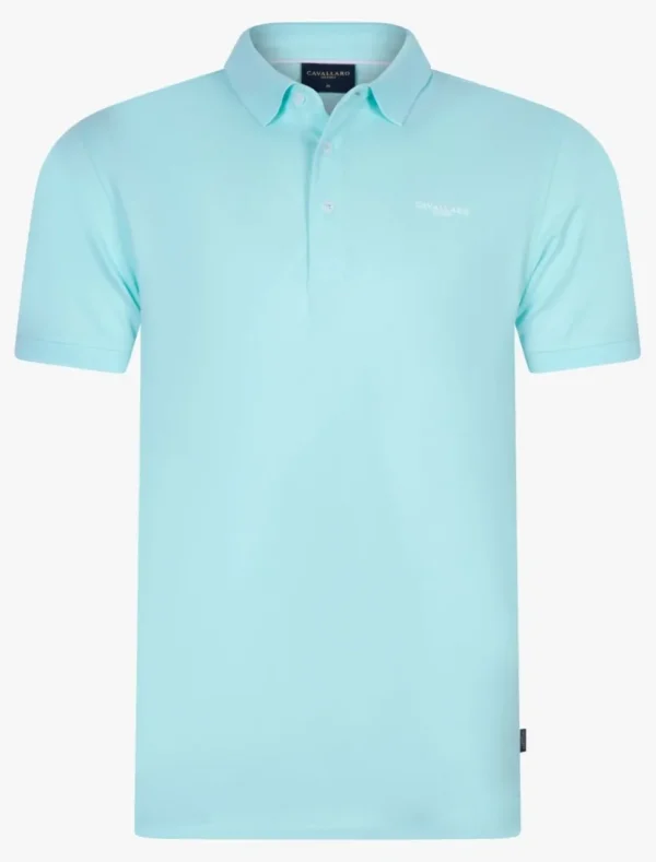 Best Sale Cavallaro Napoli Basic Polo Blauw