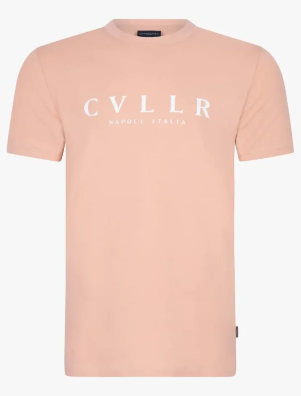 Cheap Cavallaro Napoli Bassario T-Shirt Oud Roze