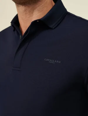 Cheap Cavallaro Napoli Basso Polo Donkerblauw