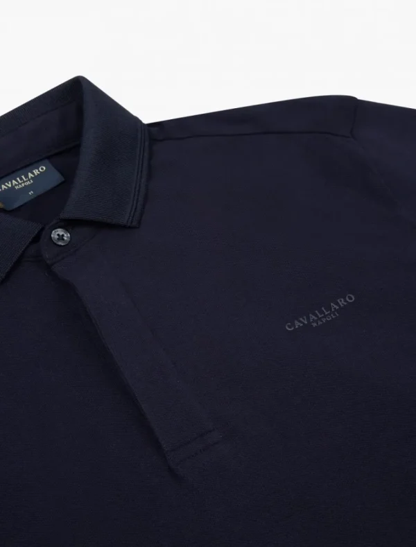 Cheap Cavallaro Napoli Basso Polo Donkerblauw