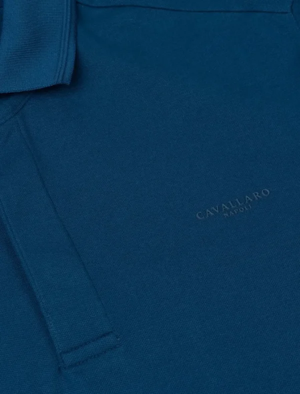 Cheap Cavallaro Napoli Basso Polo Petrol Blue