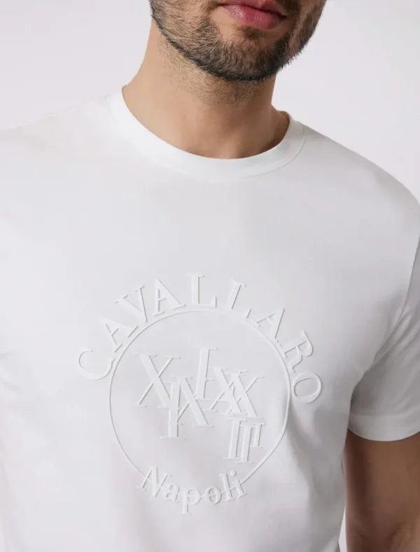 Best Sale Cavallaro Napoli Circolo T-Shirt Off White