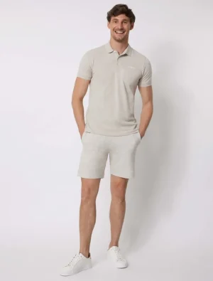 Shop Cavallaro Napoli Damiano Polo Beige Melange