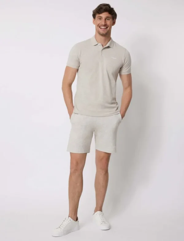 Shop Cavallaro Napoli Damiano Polo Beige Melange