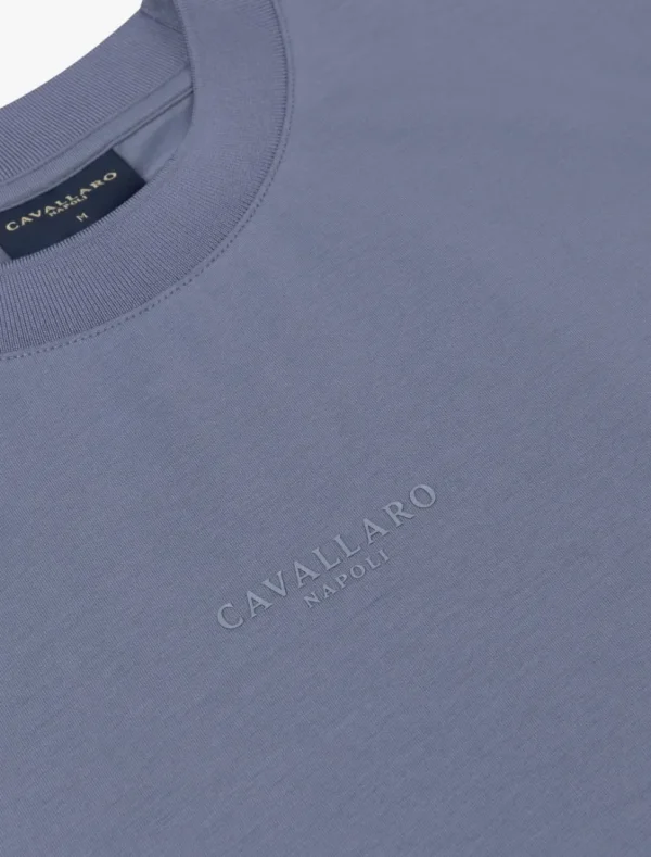 Best Cavallaro Napoli Darione T-Shirt Blauw