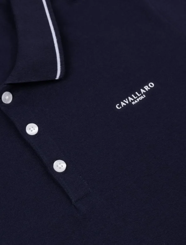 Cheap Cavallaro Napoli Fabriano Polo Dark Navy