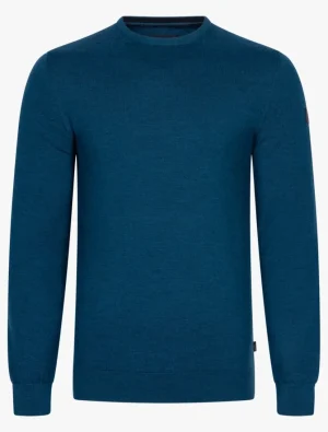 Cheap Cavallaro Napoli Merino R-Neck Trui Petrol