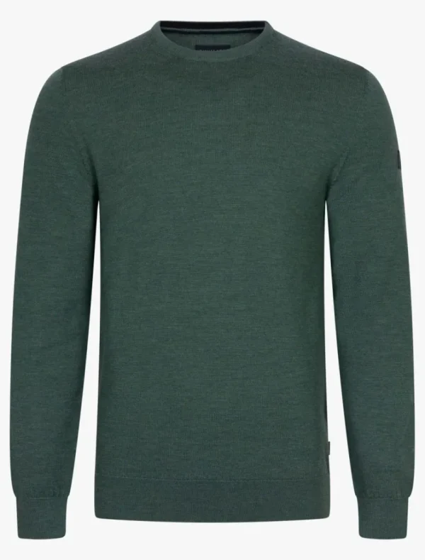 Sale Cavallaro Napoli Merino R-Neck Trui Groen