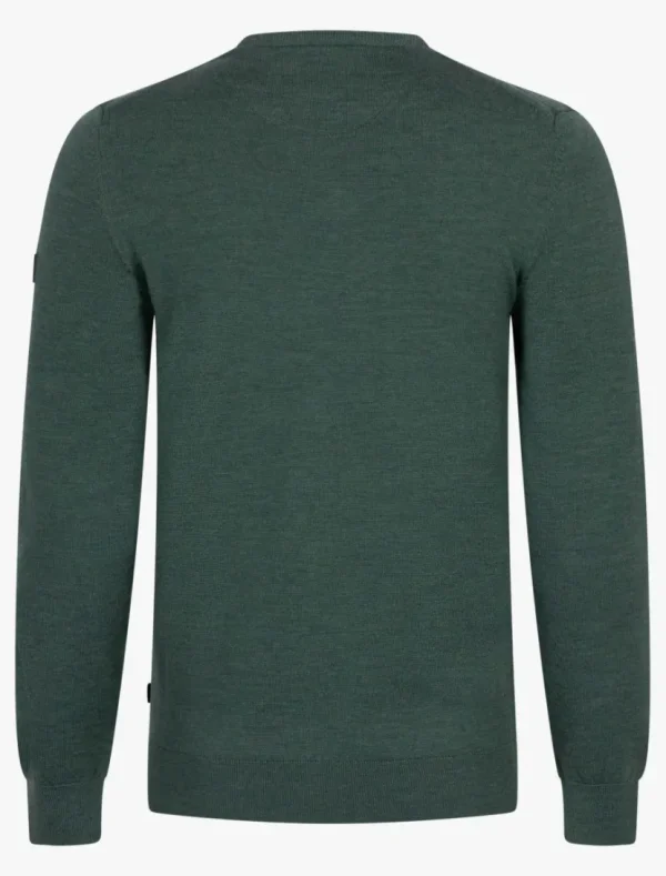 Sale Cavallaro Napoli Merino R-Neck Trui Groen