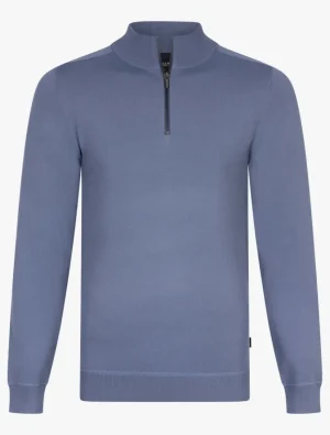 Flash Sale Cavallaro Napoli Mileno Half Zip Trui Blauw