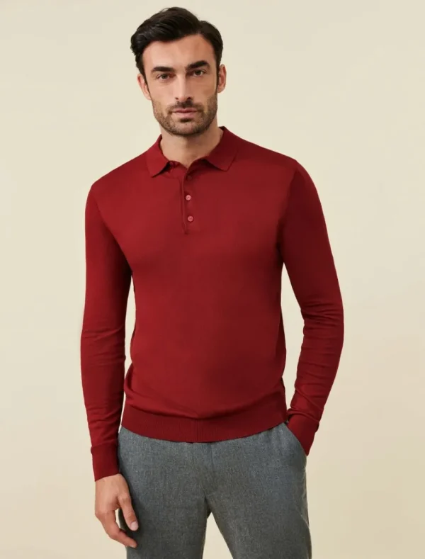 Store Cavallaro Napoli Mileno Polo Donkerrood