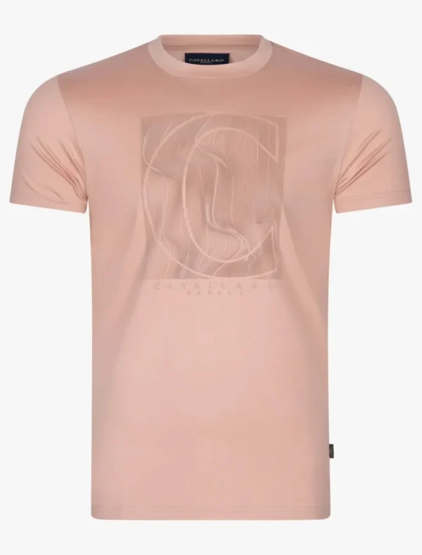 Best Sale Cavallaro Napoli Onda T-Shirt Oud Roze