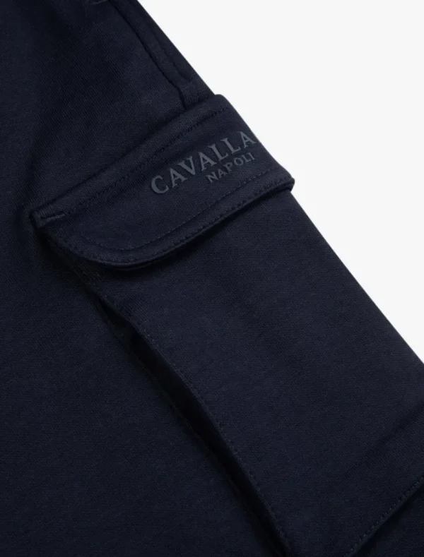 Store Cavallaro Napoli Pescaro Cargo Short Donkerblauw