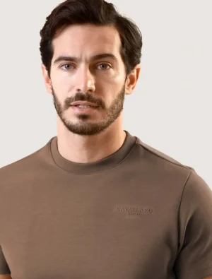 Outlet Cavallaro Napoli Pescaro Relaxed T-Shirt Bruin