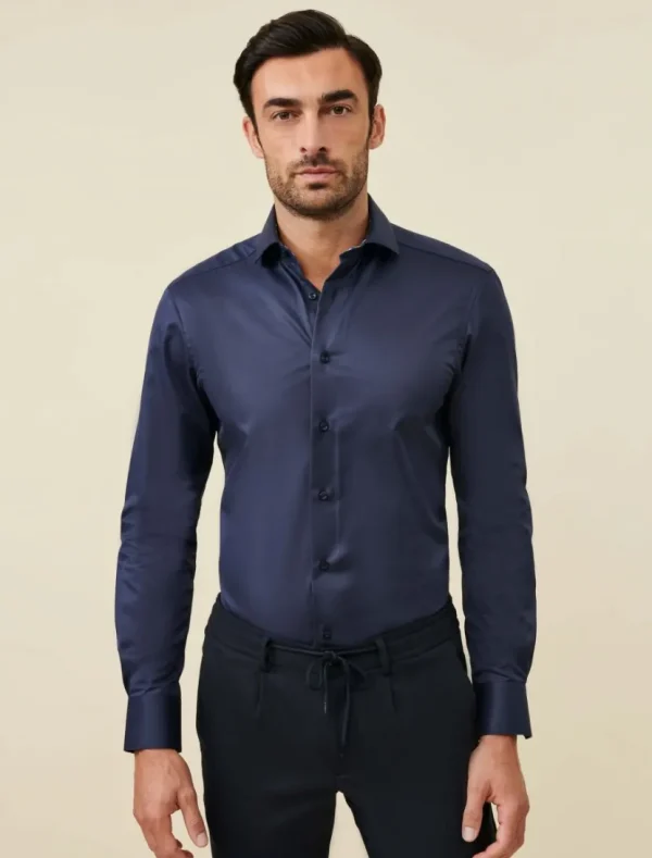 Store Cavallaro Napoli Rossiano Overhemd Donkerblauw