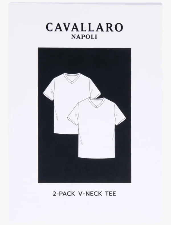 Fashion Cavallaro Napoli V-Neck 2-Pack Wit