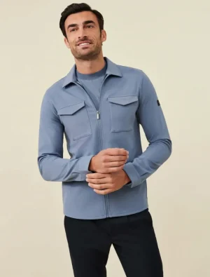 Fashion Cavallaro Napoli Zeradino Overshirt Blauw